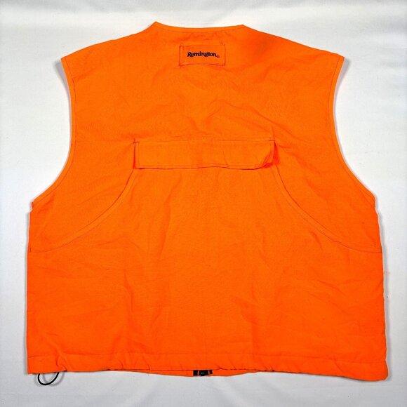 Remington Blaze Safety Orange Hunting Shooting Vest w/ Rear Game Pocket Mens L - Picture 8 of 8